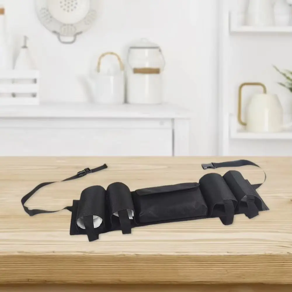 방수 맥주 소다 병 홀더 벨트 도구 보관 조절 가능한 청소 도구 허리 가방 대용량 옥스포드 도구 파우치