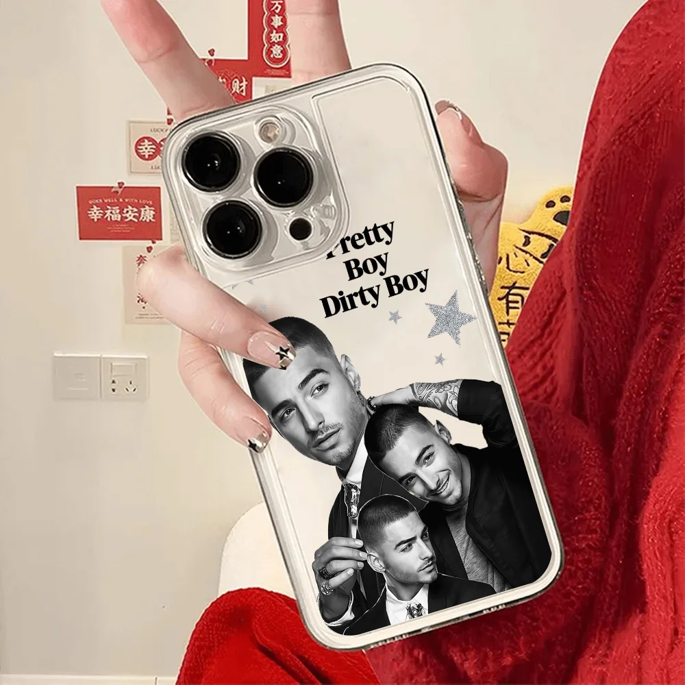 コロンビア人歌手 マルーマのスマホケース、Samsung Galaxy S25 Ultra、S24 FE、S23、S22 Plus対応、クリア、耐衝撃、ソフトバンパー