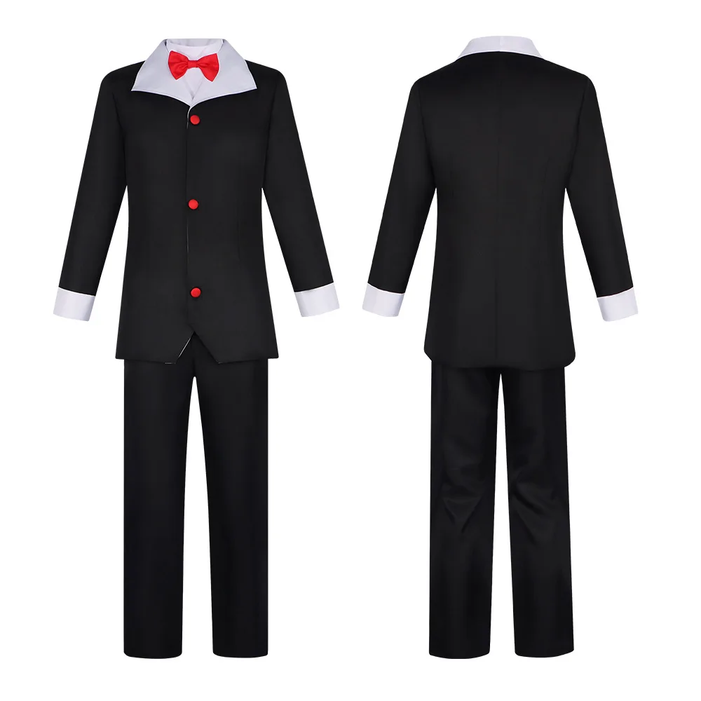 ชุดเครื่องแบบชุดคอสเพลย์ผู้หญิง Husk Hazbin เสื้อกันหนาวหมวกหมวกเนลฮาโลวีนทั้งชุดปีศาจวิทยุปีศาจ