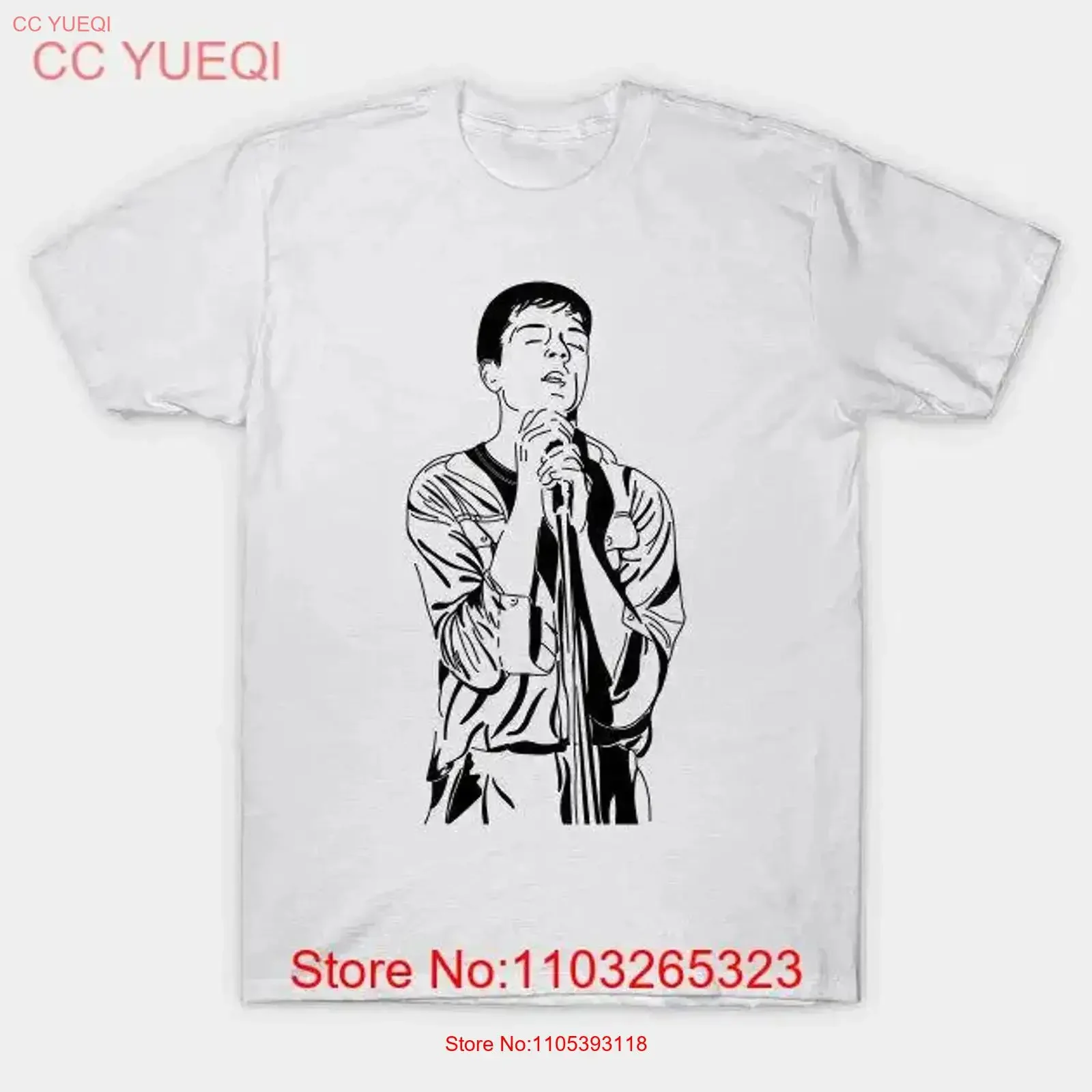 Joy Division Ian Curtis Live Closer Warsaw Substance Classic T Shirt vintage Washed Casual Stylish Versatile streetwear fashion