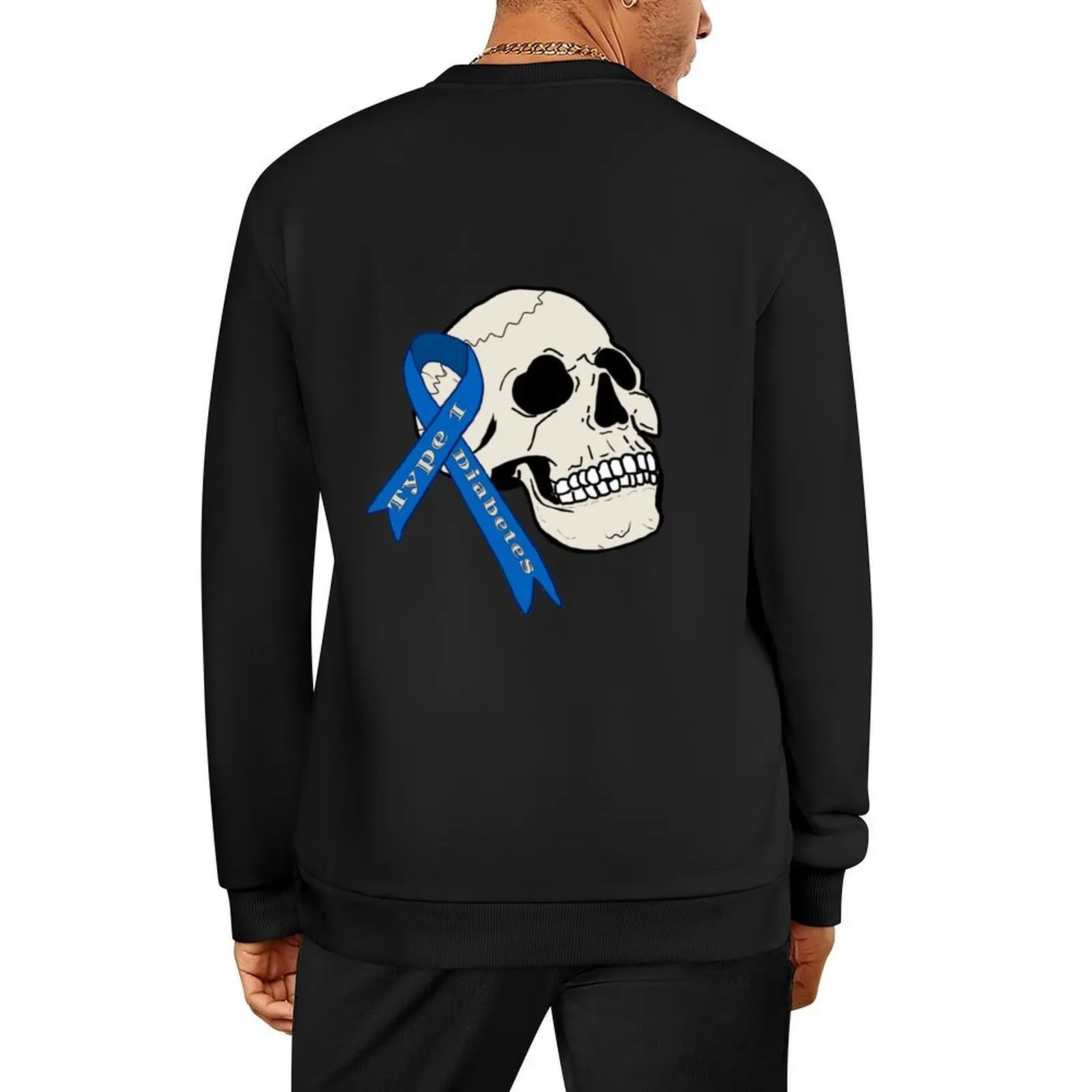 

Type 1 Diabetes Skull Pullover male clothes men clothes anime clothing tracksuits sweatshirt