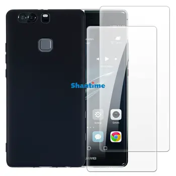 Měkké pouzdro + 2 ks tvrzených skel pro Huawei P9 Plus, ochrana celého těla 10 nejlepší prodej Pouzdro na Huawei P9 - №6