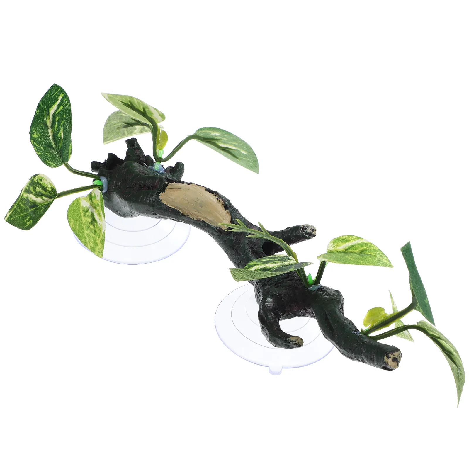 

Reptile Branch Realistic Resin Plants Climbing Decor Bearded Dragon Snake Tank Accessories Tree Root Ornaments Pet Supplies