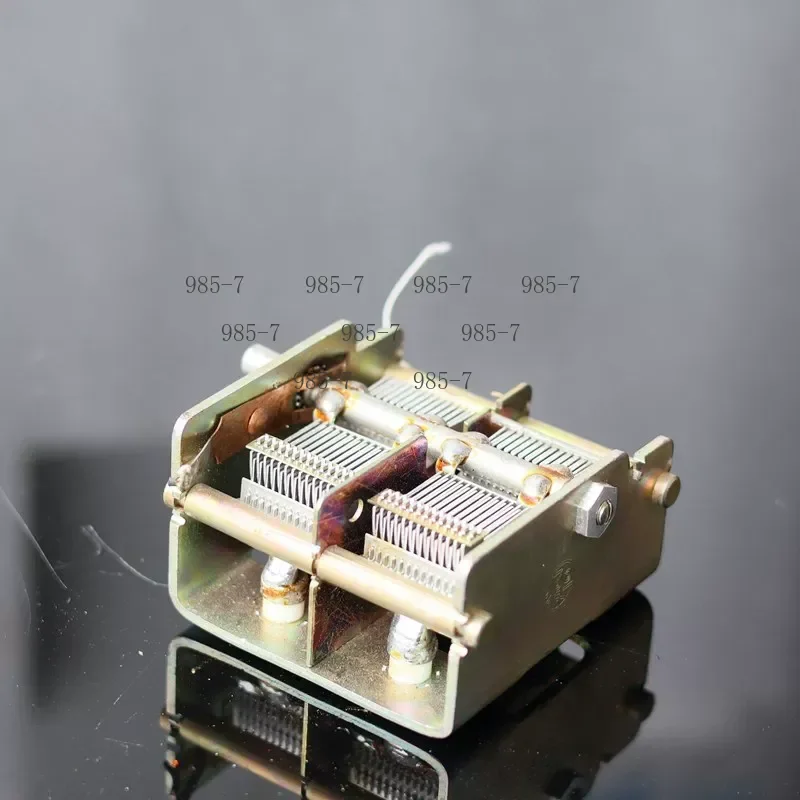 2*15PF to 500PF Dual Variable Capacitor, Dismantled Spare Part for Radio Instrument Circuit Tuning