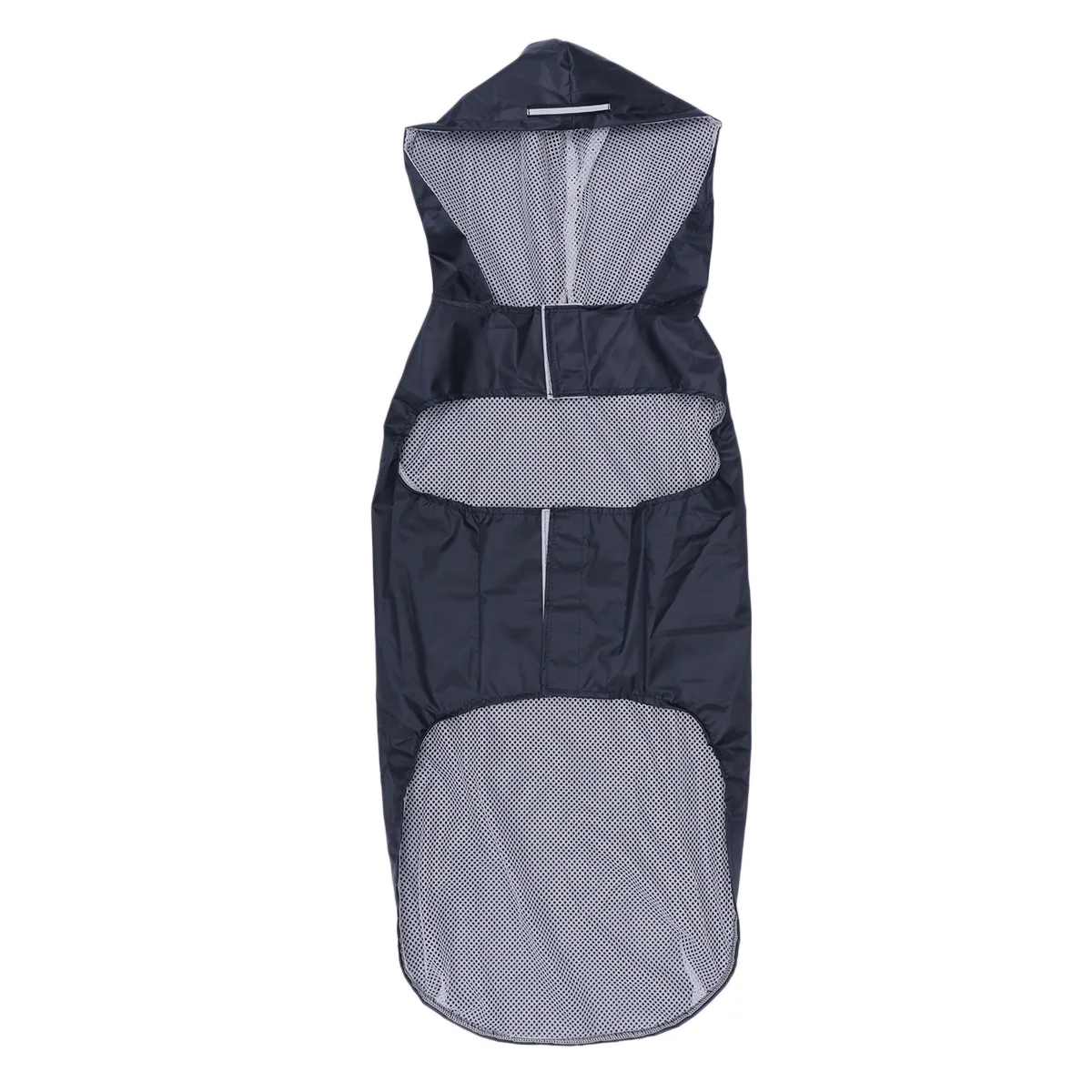 

Reflective Hooded Pet Dog Raincoat Black 4Xl Waterproof Breathable Lightweight Nylon Rain Jacket Puppy Poncho Dog Raincoats