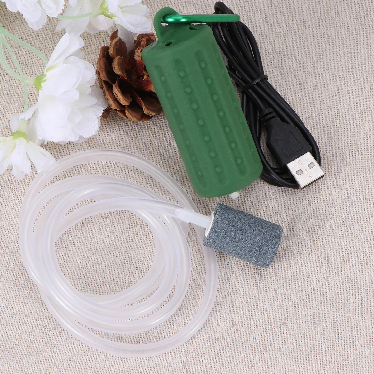 

High-Performance Aquarium Air Fish Tank Oxygen Pump Large Volume Low Noise Energy-Saving Mini Compact Design for Small Medium