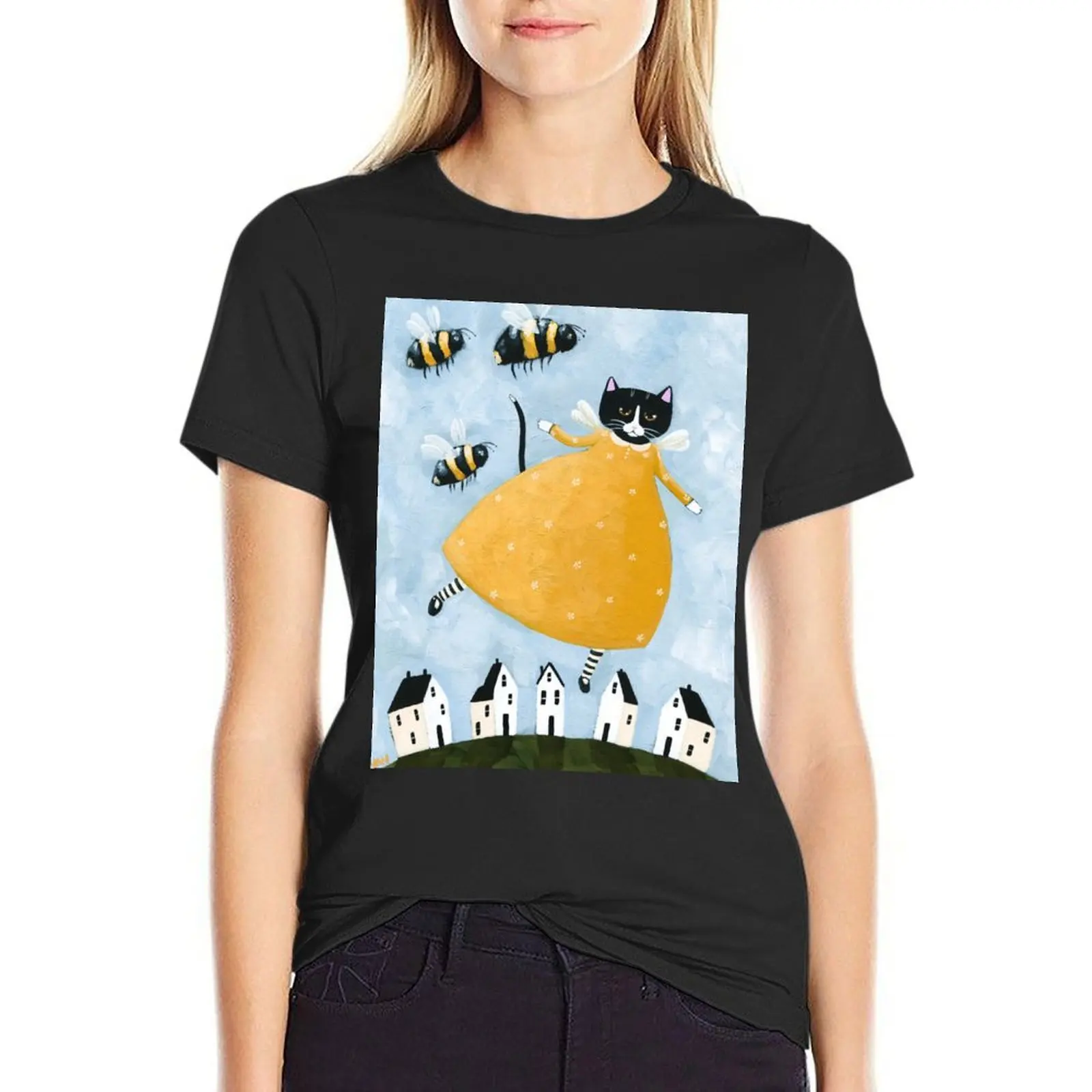 Dreaming of Being a Bee T-Shirt kawaii clothes funny graphic t-shirts for Women