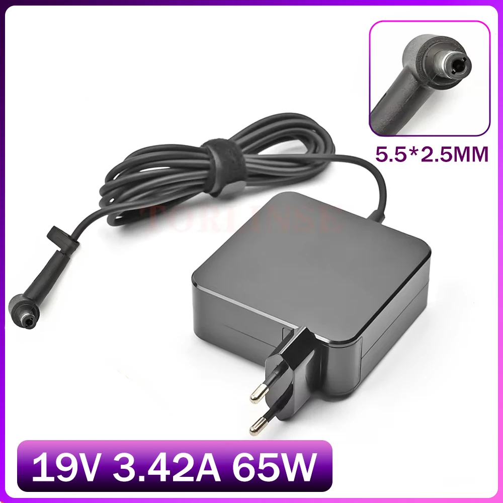 Laptop Adapter 19V 3.42A 65W 5.5*2.5mm AC Power Charger For Asus X550C A450C Y481C Notebook ADP-65DW A / ADP-65AW A