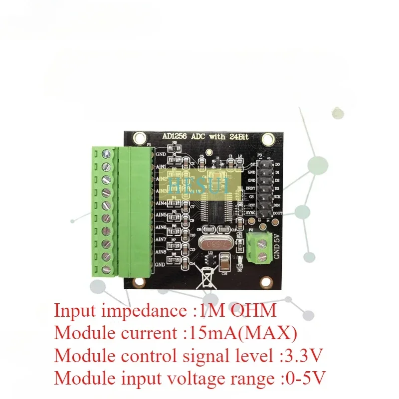 ADS1256 module 24-bit ADC data acquisition card high-precision acquisition ADC converter