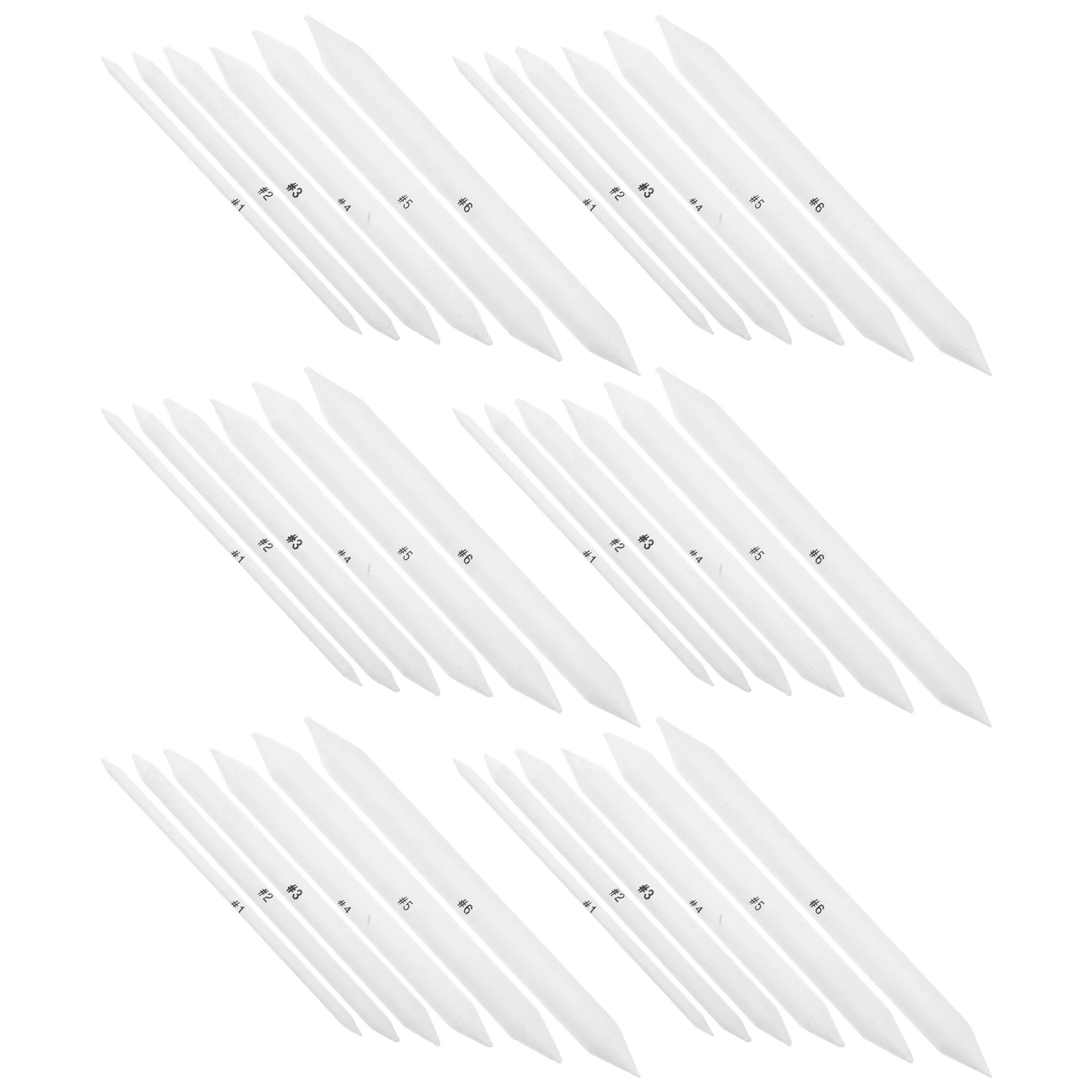 36 قطعة من أقلام الرصاص الصلبة لخلاط الورق الأبيض المختلط الملون #5