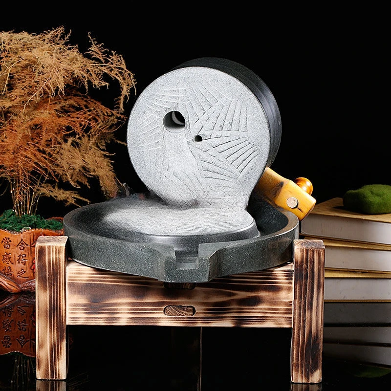 الجرانيت دليل طحن الحجر مطحنة طاحونة مطحنة دقيق الإطار المنزل مطحنة فول الصويا مقهى طاحونة آلة مطحنة Comfee حجر الرحى #1