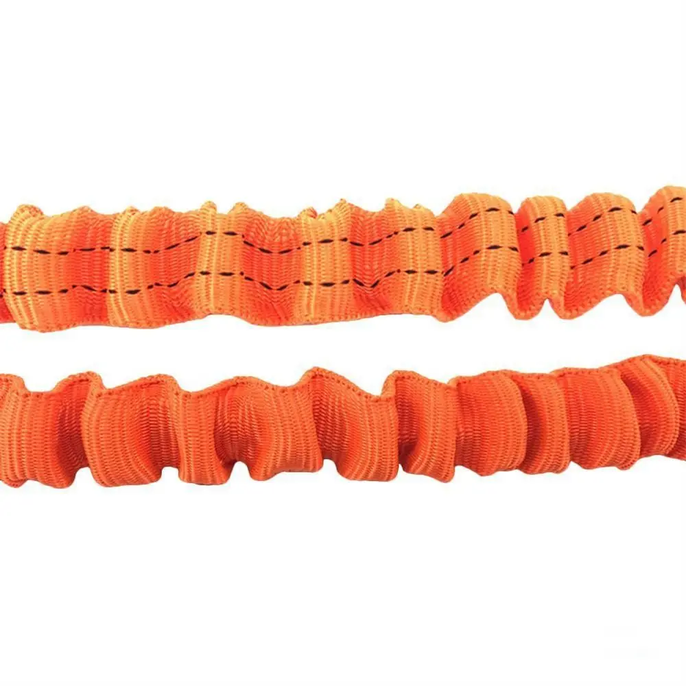 With Carabiner Hook Safety Bungee Tether Climbing Working Anti-Falling Tool Safety Rope Aerial Work Telescopic Tool Lanyard