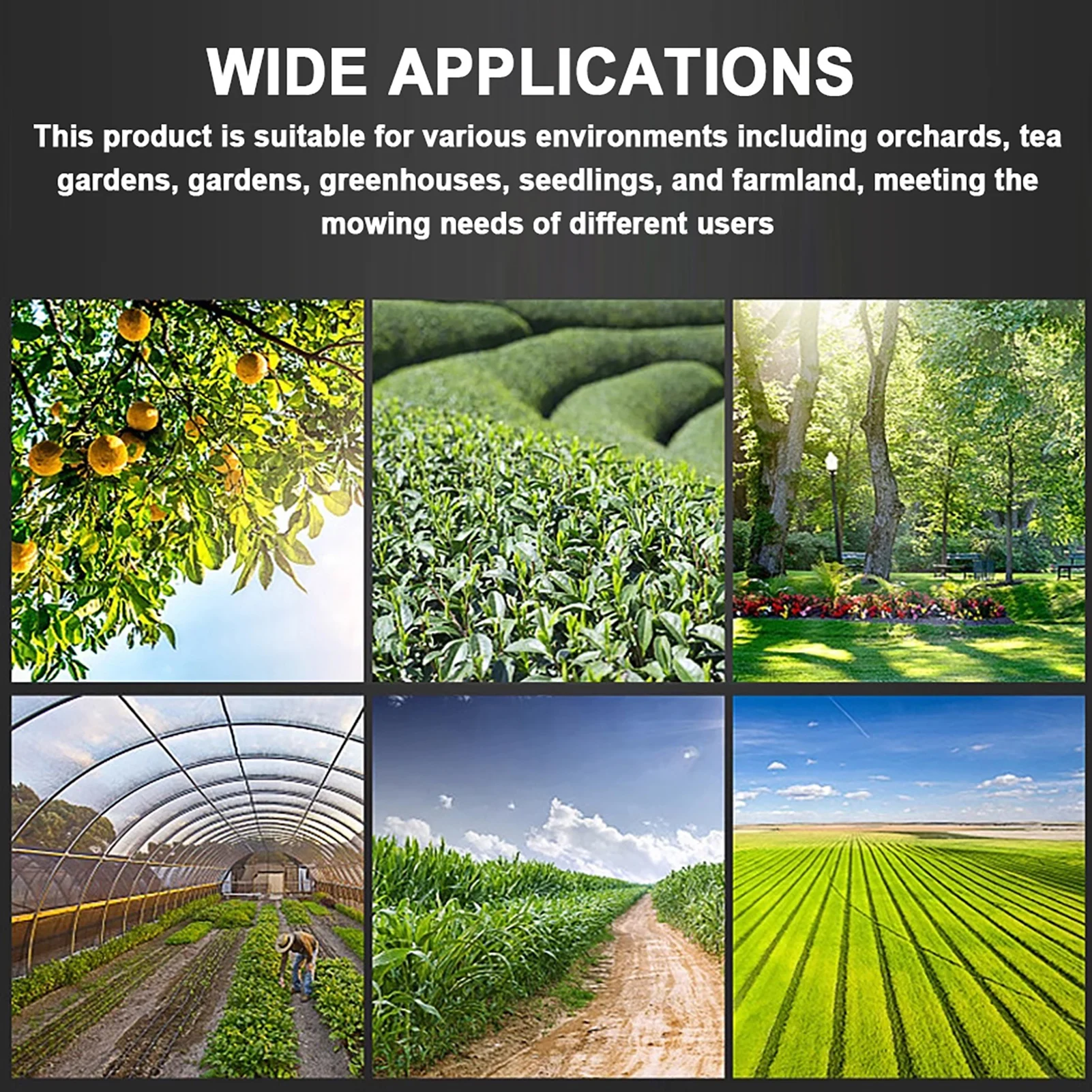 Acessório para cortador de grama, acessório multifuncional para cortador de grama, roda de lâminas de aparador de grama de alta eficiência para jardinagem e agricultura
