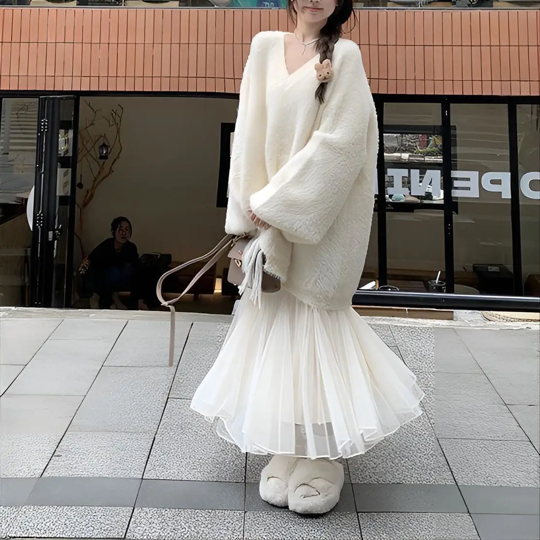 

Женские удлиненные кардиганы розового цвета с узлами, ребристыми манжетами, круглым вырезом, из минималистичного текстурированного ребристого материала, для офиса (OL)