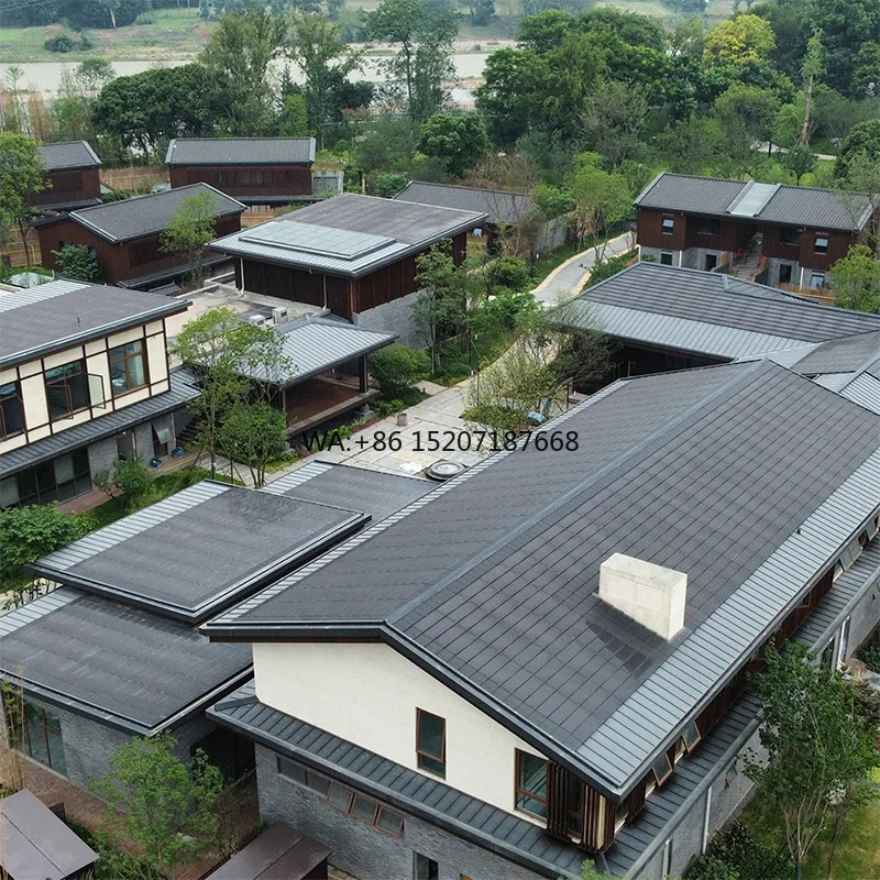 Efficiency JYW-XJD01 Solar PoweredFotovoltaic BIPV Solar Roof Panels & Tiles Double Glass 35W