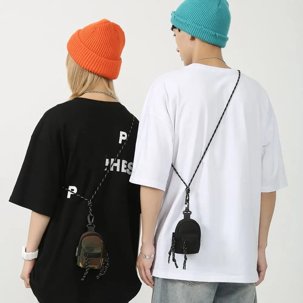 

Crossbody Bag Earphone Storage Bag Card Holder Shoulder Bag Mini Pendant Bag Women Chest Bag Men Travel Backpack Small Wallets