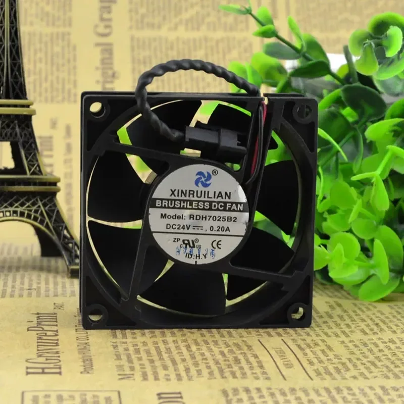 Original RUILIAN SCIENCE 7025 RDH7025B2 24V 0.20A Inverter Cooling Fan for RUILIAN SCIENCE