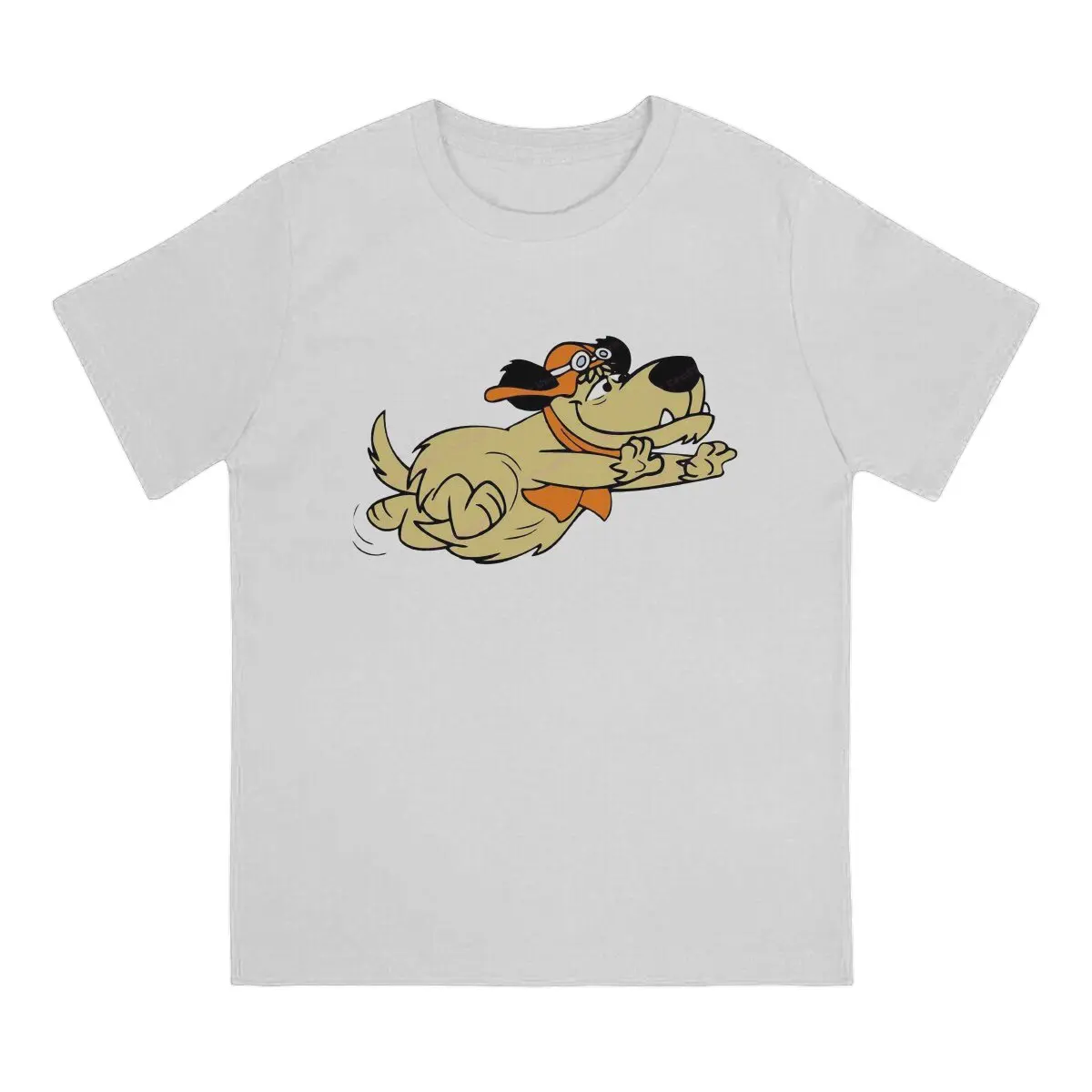 Running Wacky Races Retro Cartoon Men T Shirt Fibre Gothic Crewneck Polyester TShirt Harajuku