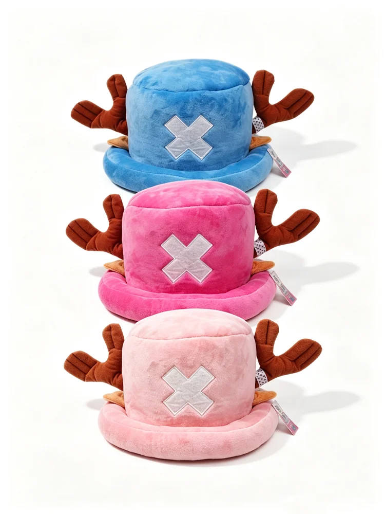 chapeu-tony-chopper-anime-cosplay-bone-de-pelucia-estiloso-de-algodao-trafalgar-unissex-macio-e-confortavel-para-festas-ao-ar-livre