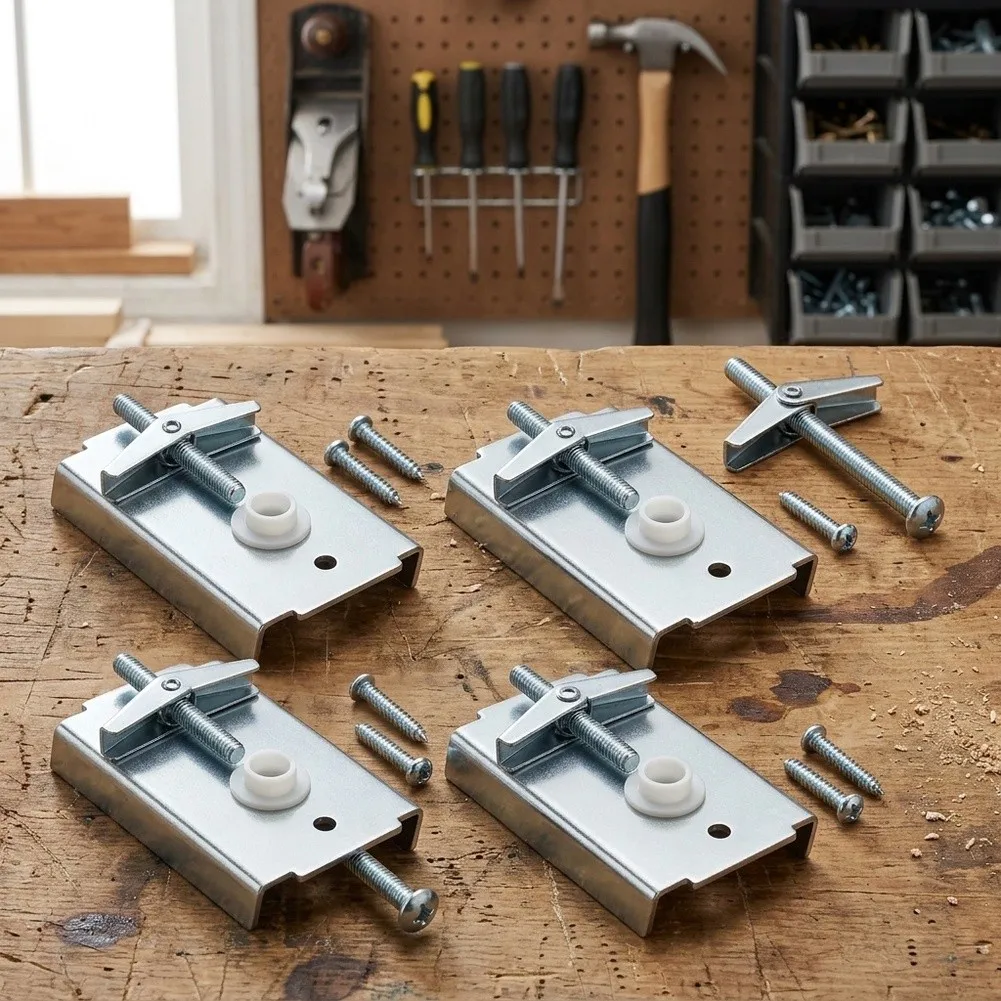 N7For 192 Repair Kit for Stripped Bifold Doors Fits For 1-3/8 Inch Wood Doors with 7/For 16 Inch Compatibility