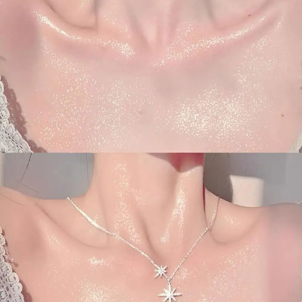 Glitter High Gloss Body Diamond Shimmering Spray Powder Highlight Powder Makeup für Gesichts- und Körperhaut, Haar, Kleidung, Kosmetik