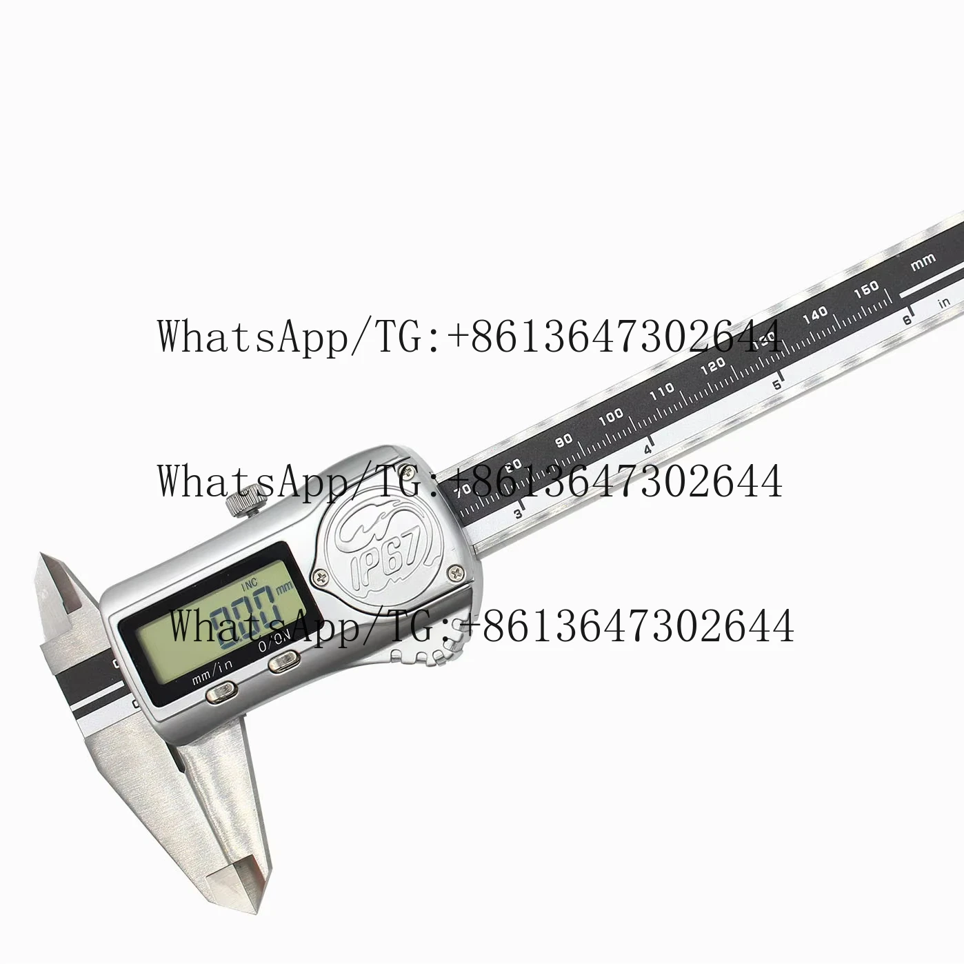 

IP67 Digital caliper high precision 0-150mm/0-6" 0-200mm/0-8",0-300mm/0-12"