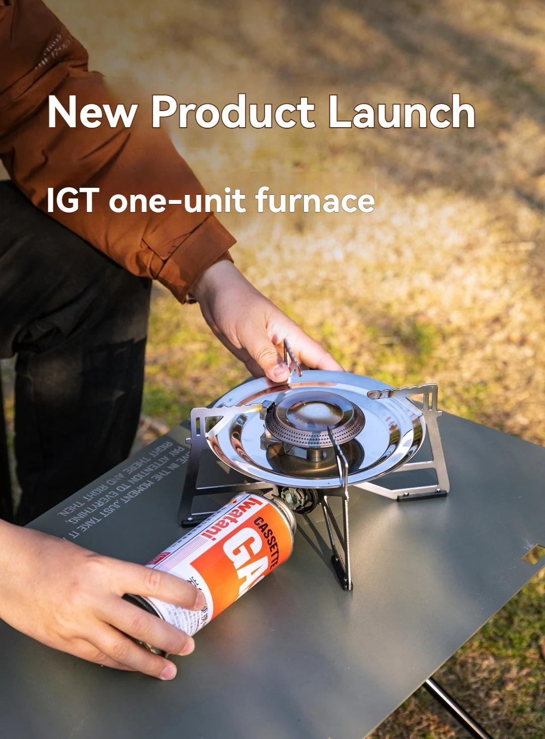 

Campingmoon New Arrival XD-5F Portable Outdoor Kitchen Butane Stove camping Custom Logo Folding Gas Stove for Camping & Hiking