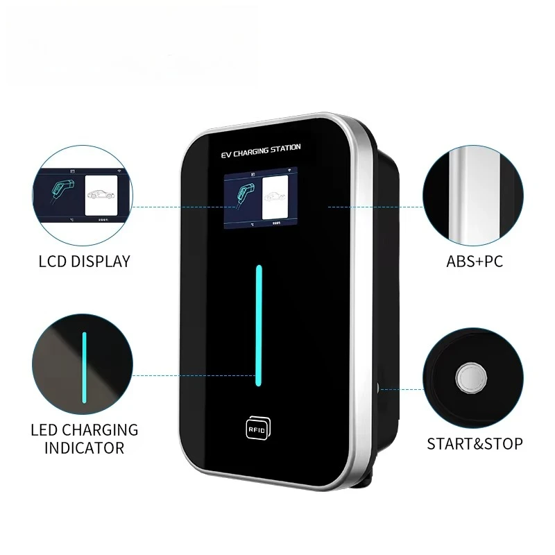

Hongsen GBT/Type1/Type2-7/11/22kw 16/32a 3 Phase Wifi Wallbox Ev Charging Electric Car Charger Station For Electric Vehicle