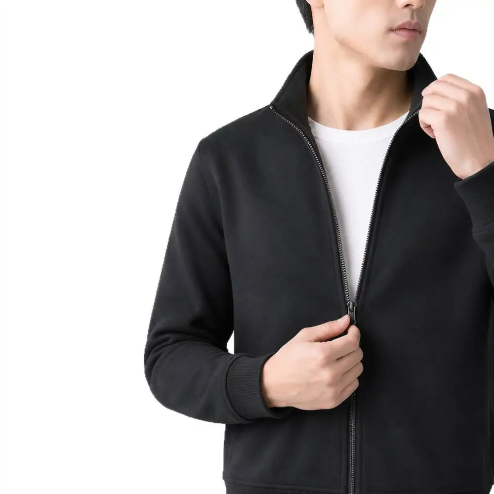 Mens Casual Jacket Stand Collar Lightweight Outerwear Spring Autumn Slim Fit Long Sleeve Streetwear Sports Coat