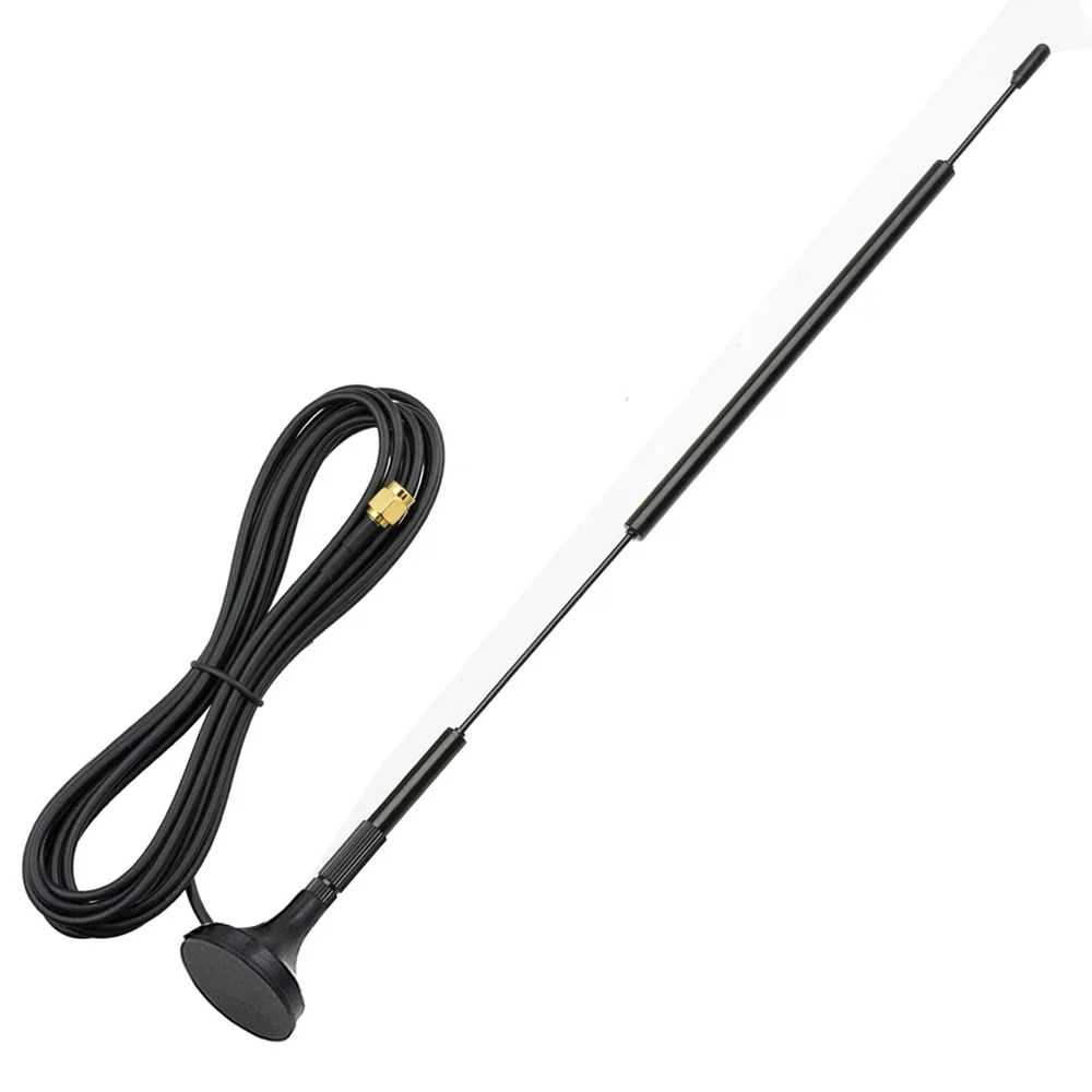 2.4G WIFI Bluetooth mała antena z przyssawką o wysokim wzmocnieniu 12dBi SMA męski kabel 3M do routera bezprzewodowego monitorowanie bezprzewodowe ZIGBEE