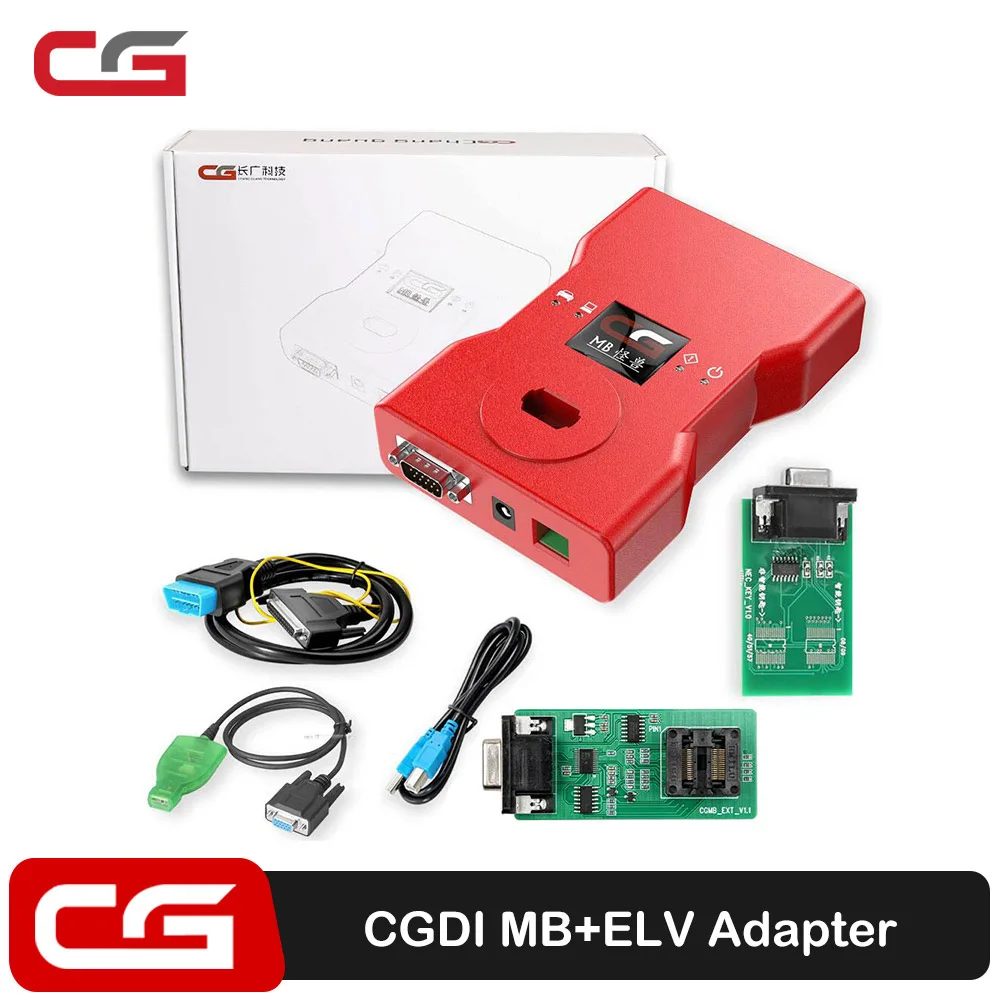 

CGDI MB Key Programmer Fit for Benz Plus ELV Repair Adapter Support All Key Lost with 1 Free Token Daily