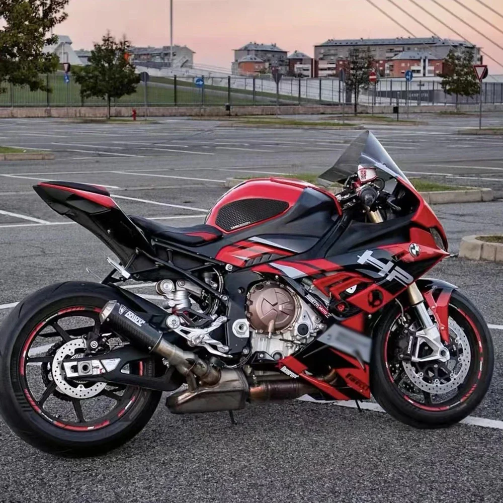 

Защита для бака мотоцикла BMW S1000RR 2019-2024 S1000R 2021-2024, противоскользящие наклейки, Тяговая резиновая боковая накладка на колено