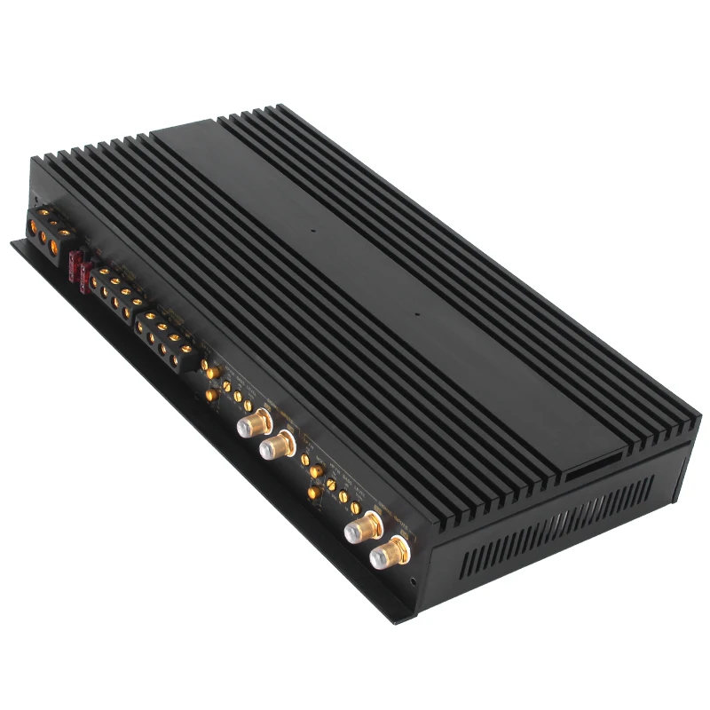 Aluminum Housing Zeming G4100 Car Audio Amplifier 4 Channel Class AB Car Amplifier RMS POWER 4*100W@4Ω/ 4*200W @2Ω for Car Audio