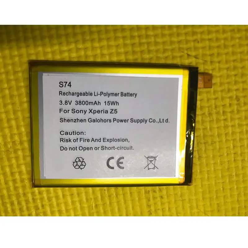 

Литий-полимерный аккумулятор 3,8 В для Sony Xperia Z5 E6603 E6653 E6633 E6683 E6883 LIS1593ERPC, высокое качество