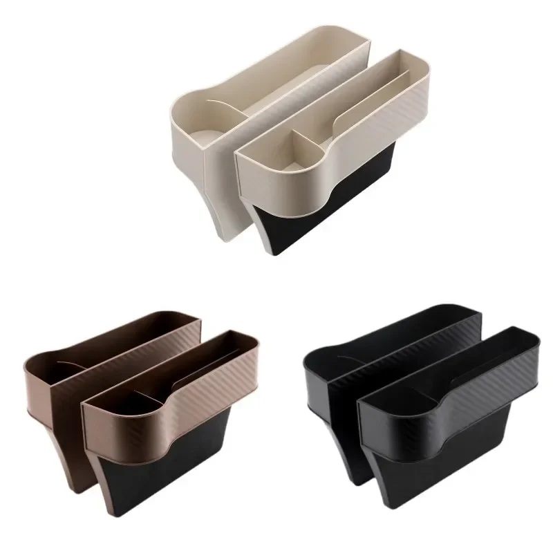 1/2 PCS Car Storage Box Organizer Universal Car Seat Organizer Card Phone Holder Pocket Seat Gap Slit Pocket Catcher Organizer