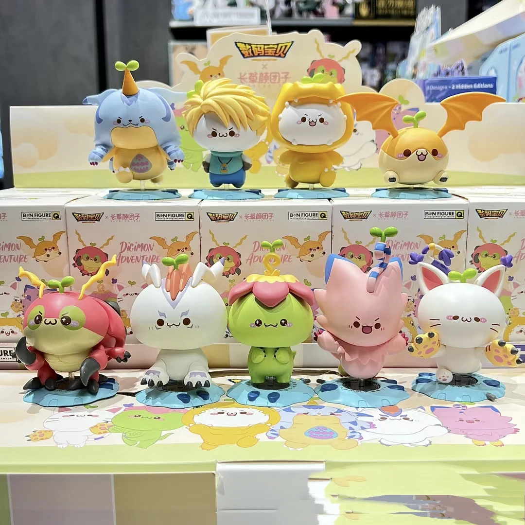 Digimon Adventure Anime Figure Blind Box Digimon Seraphiwomon Garurumon Angemon Mystery Box Children Birthday Surprise Gifts Toy