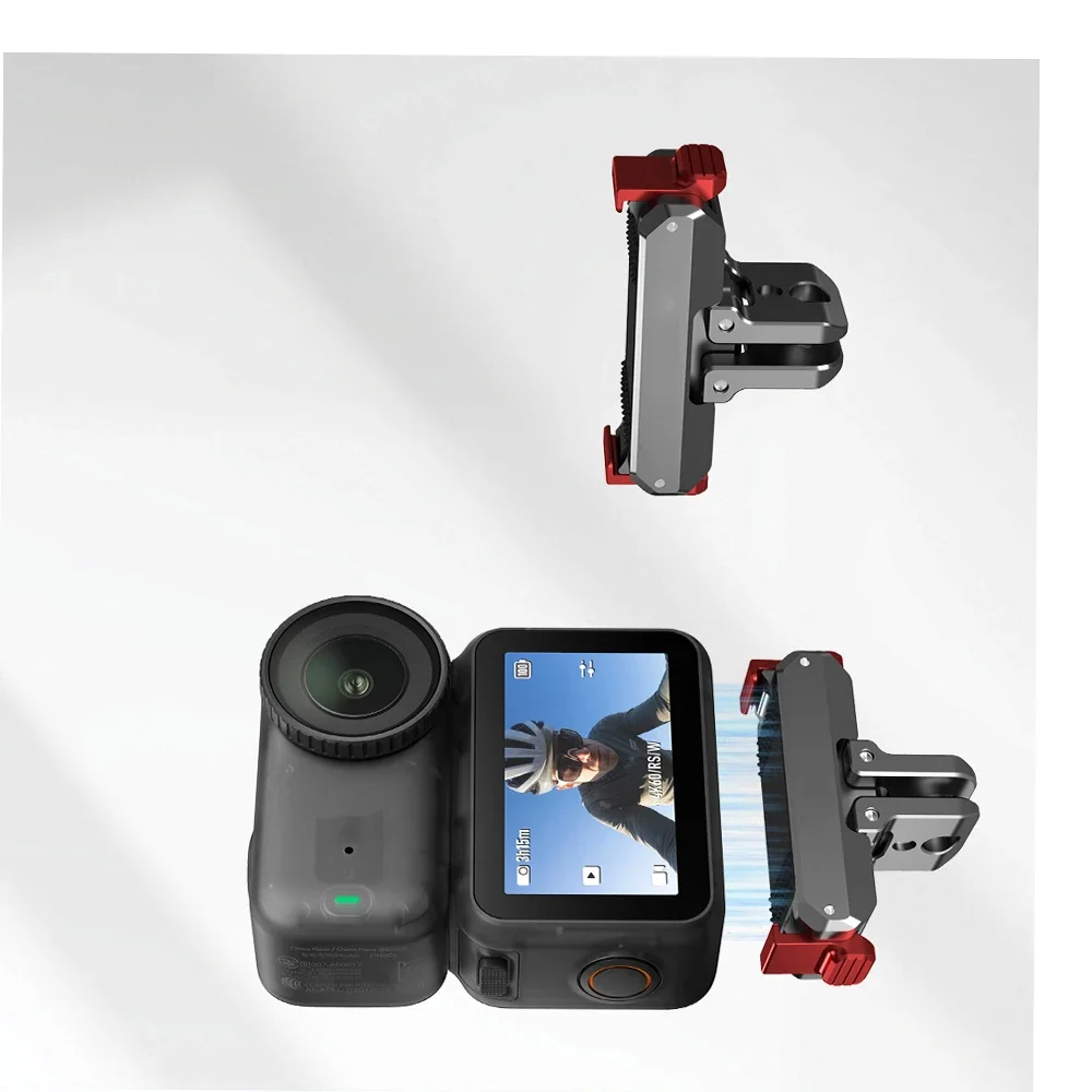 

Magnetic Quick-Release Mount Adapter for DJI Osmo Nano,Camera Stand Base Foldable2-Prong and 1/4 Thread Holder Bracket Accessory