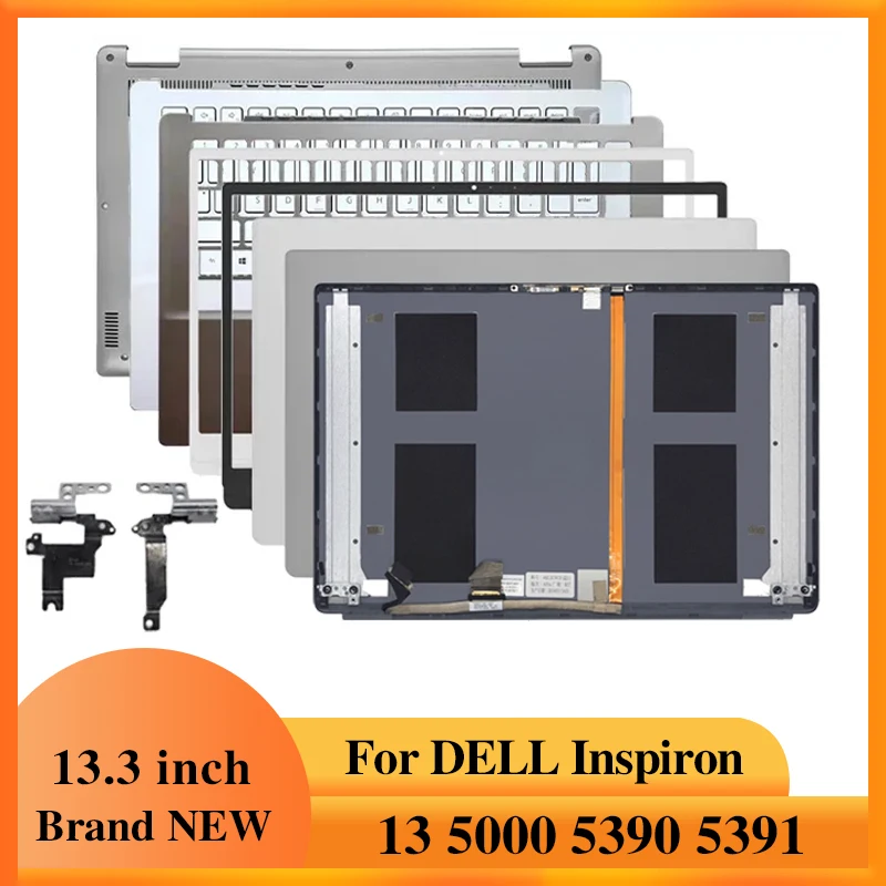 

Notebook Screen LCD Back Cover/Front Bezel/Hinge/Palmrest/Bottom Accessories For DELL Inspiron 13 5000 5390 5391 Laptop Case