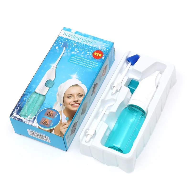 

Portable Oral Irrigator, Manual Water Flosser for Teeth Cleaning & Tartar Removal, Compact Dental Care Kit for Home & Travel