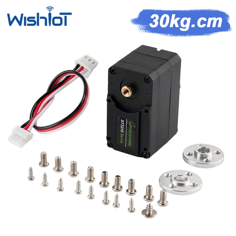 ST3215 Serial Bus Servo 30KG High Torque 360 Degree Magnetic Encoder Programmable Servo Motor Robot Arm RC Crawler Model Parts