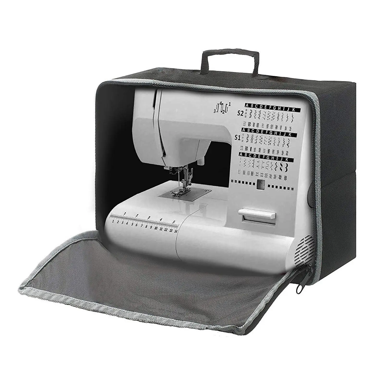 Sewing Machine Carrying Case Travel Tote Bag Protective Cover Universal Lightweight Storage Bag Foldable Sewing Machine Bag