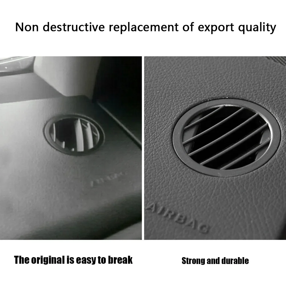 Ventilation Grille Cover for Mercedes Benz X204 Air Conditioner Air Outlet Ventilation Louver Car Dashboard Round