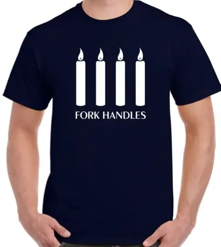 

Fork Handles T-Shirt Four Candles The Two Ronnies Mens Funny