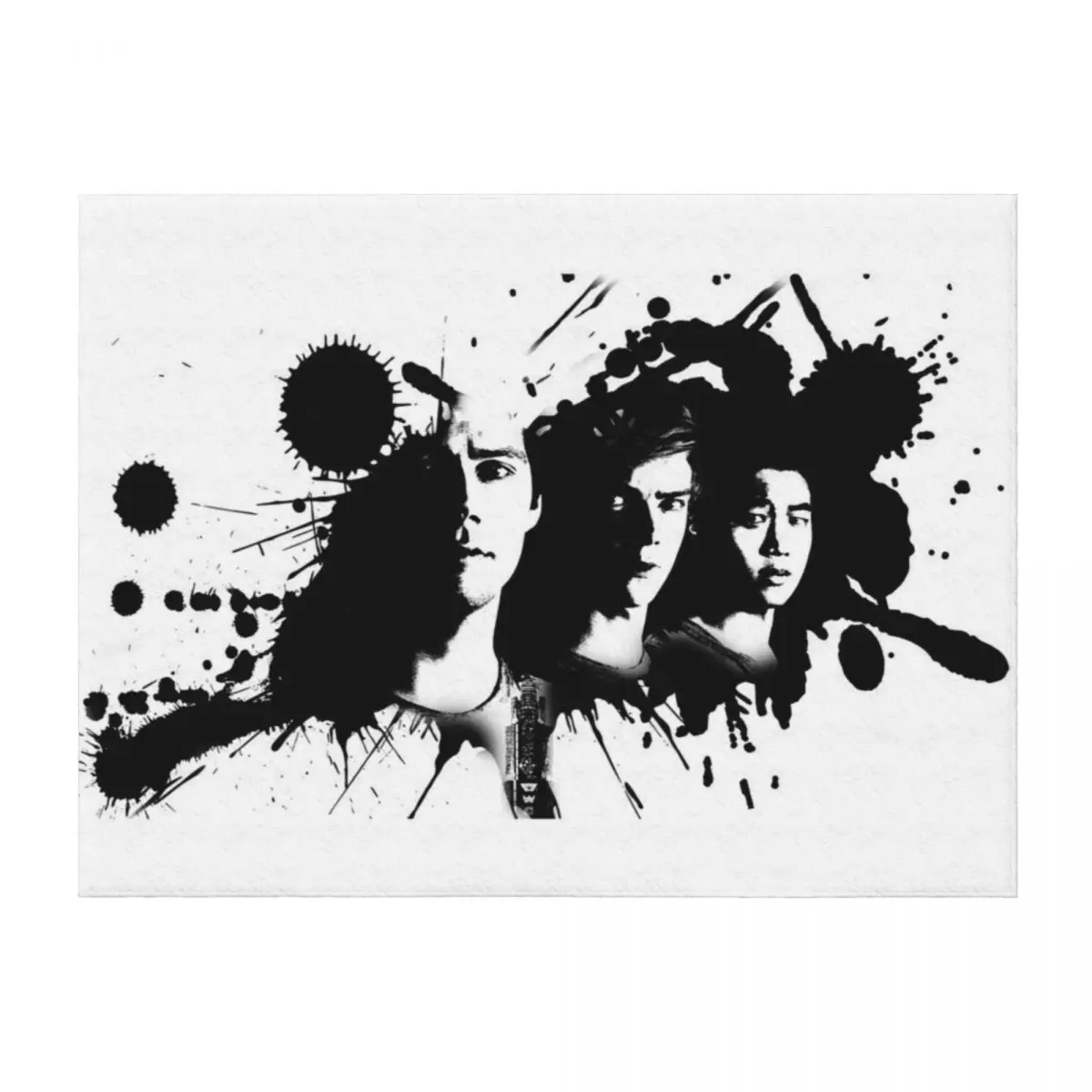 

Thomas, Newt and Minho - Maze Runner Death Cure Throw Blanket Hairy For Decorative Sofa Custom Blankets