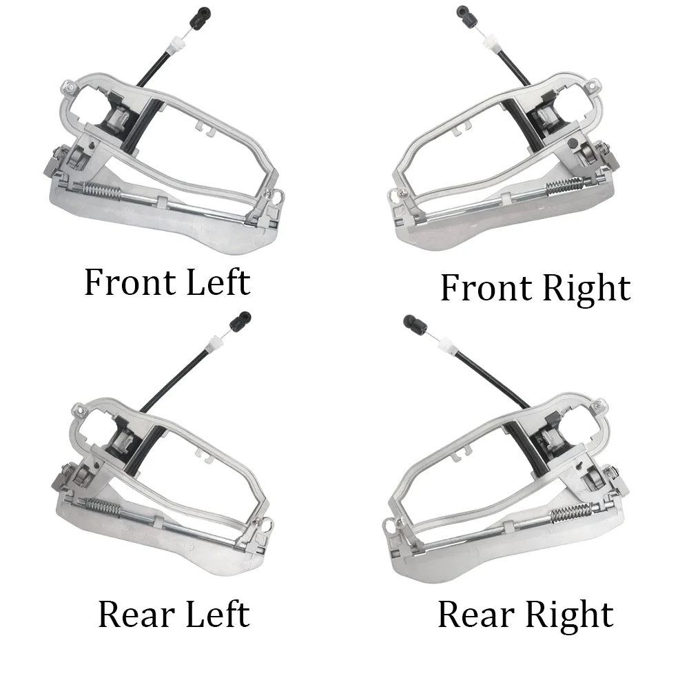 

1Pcs Front&Rear Left&Right Outside Door Handle Carrier Compatible With BMW E53 X5 2000-2006 OEM 51218243615 51218243616 5122824