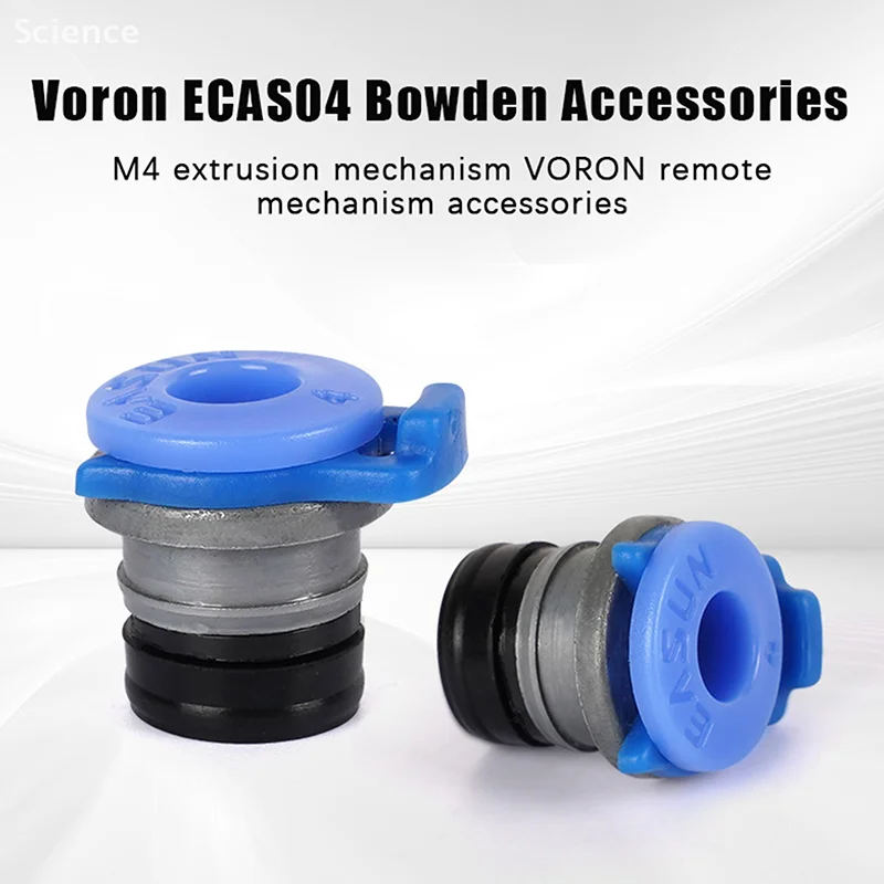 1/5 шт. ECAS04 фитинг Боудена ERCF V2.0 Voron M4 3D-принтер Запчасти Аксессуары Экструдер Встроенные цанговые зажимы 1/5 шт. ECAS04 фитинг Боудена ERCF V2.0 Voron M4 3D-принтер Запчасти Аксессуары Экструдер Встроенные цанговые зажимы