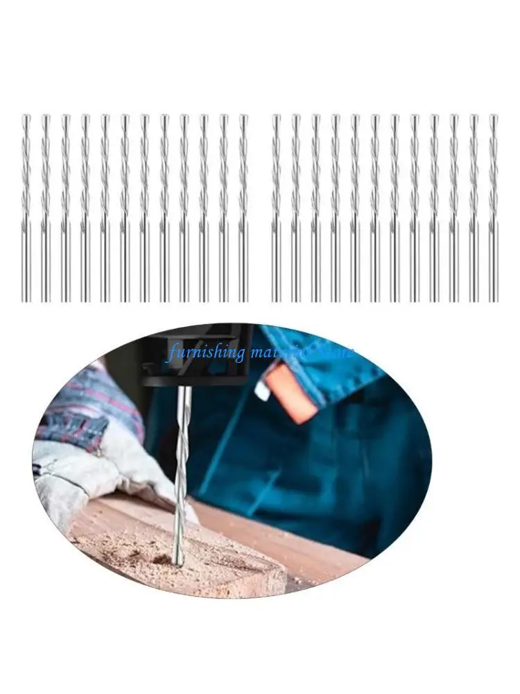 

Y5gd 50pcs Высокоскоростные стальные буровые биты 1/8 дюймов диаметром деревообработки для дерева и пластиковой направляющей