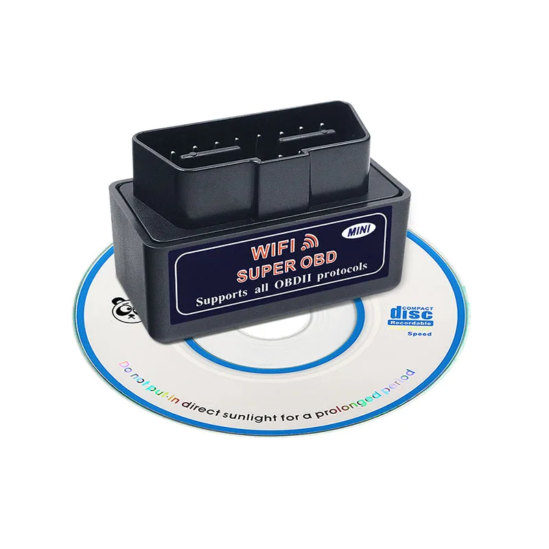 Super WIFI ELM327 1.5 OBD2 Scanner ELM 327 Code Reader Support All Protocols Until 2022 Cars or Android/IOS ELM-327 Scanner