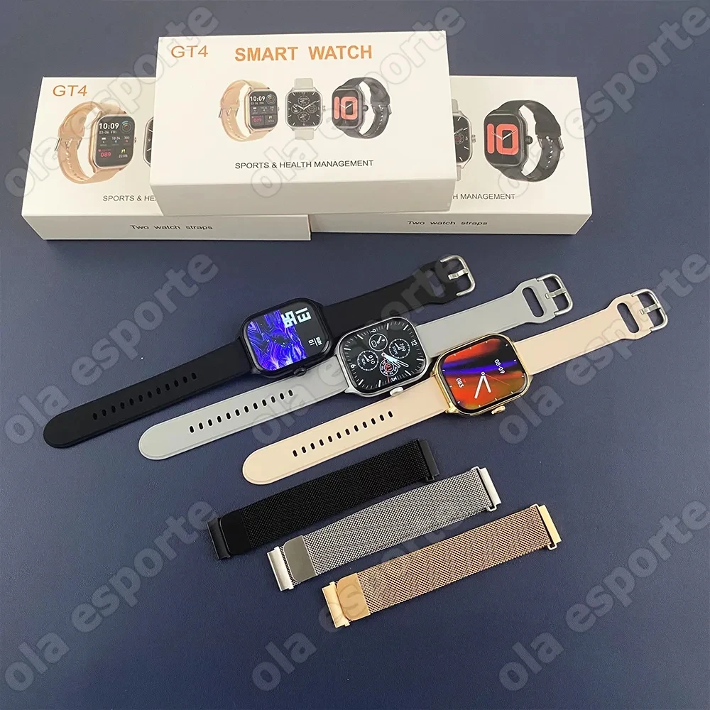 Smart Watch Men Women Two Straps Bluetooth Call Sport Fitness Tracker Diy Watch Faces Waterproof SmartWatch for Ios Android