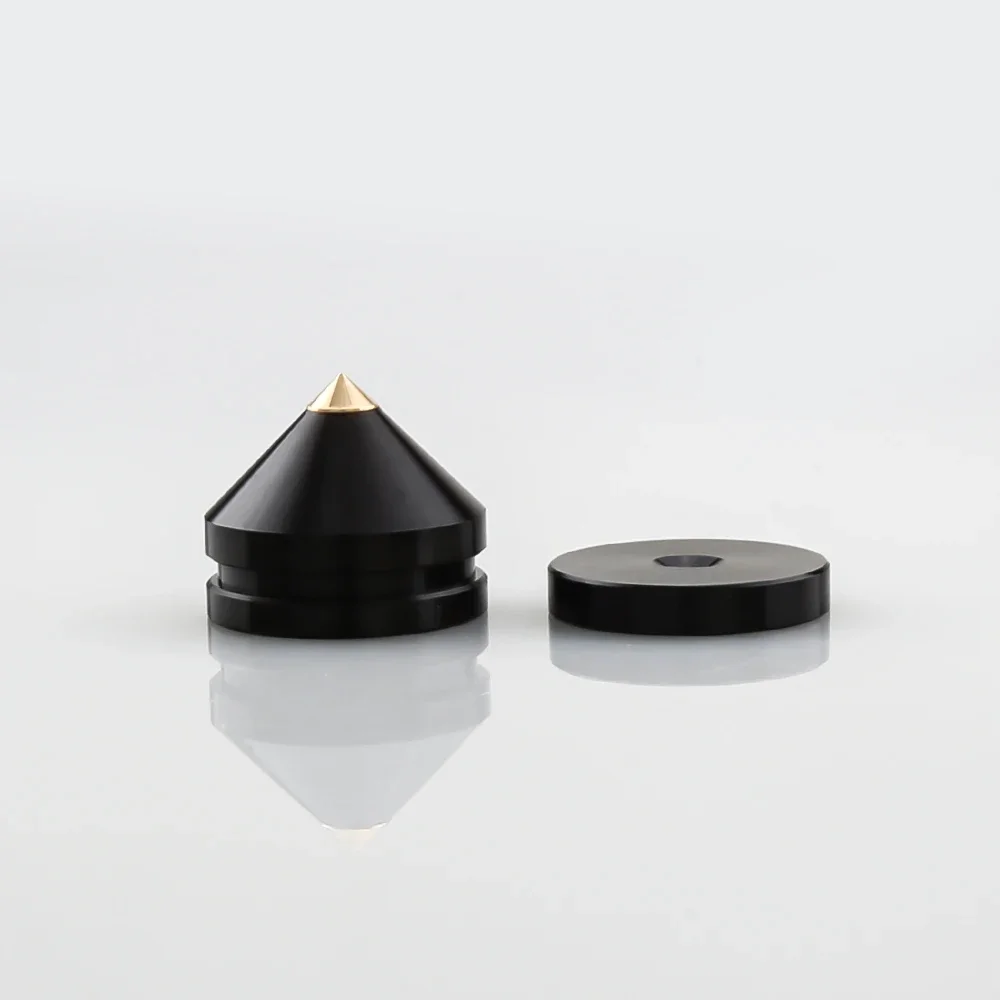 

1 Pcs Audio Speaker Stand Feet Foot Pad Aluminium Alloy Metal Shock Absorption Base Spikes Cone Loudspeaker Floor Nail Rack